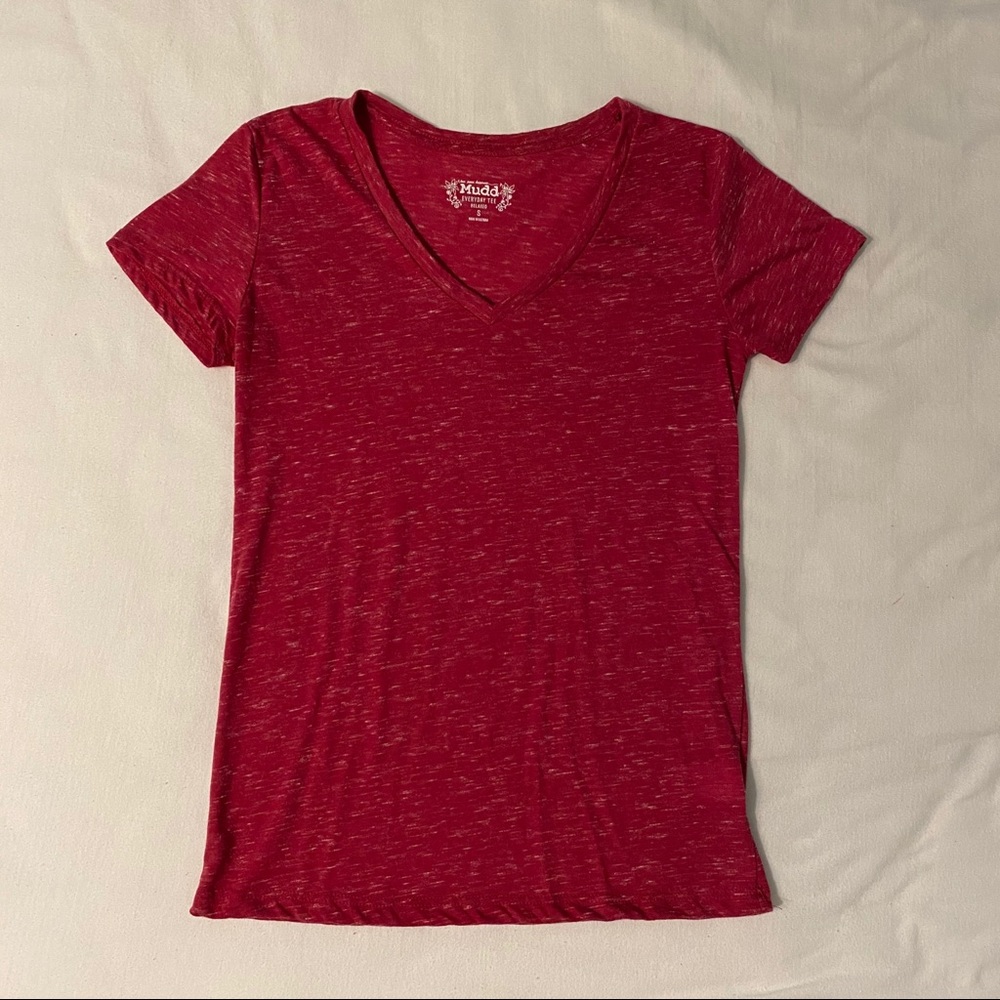 ❗️SALE Mudd Everyday Tee Relaxed Pink Heather